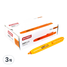 MORRIS Just Click螢光筆 M2, 橘子, 36個