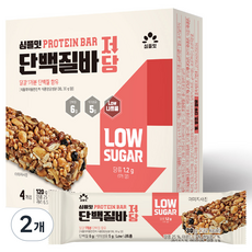 SIMPLEAT 低糖蛋白棒 4入, 120g, 2個