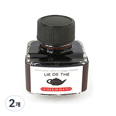 제이허빈 만년필 칼라잉크 30ml, 리드떼/다크브라운 44, 2개