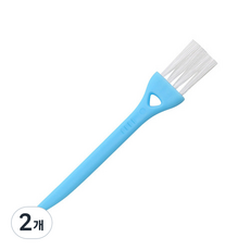 圓拳刮鬍刀縫隙迷你清潔刷 藍白色, 1入, 2個