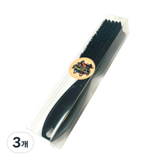 Barber Store 漸層美髮梳, 黑色, 3個