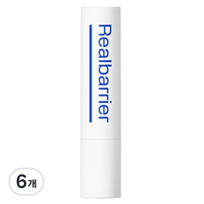 리얼베리어 익스트림 모이스처 립밤, 투명, 3.3g, 6개