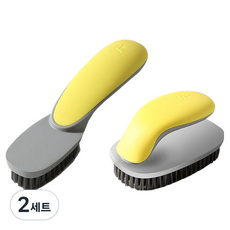 Woni's 柔軟運動鞋刷 2件組, 黃色, 2套