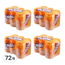 웰치 소다 오렌지맛, 72개, 355ml