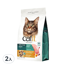Catit嘿卡堤三鮮凍乾糧-熟齡貓 2入 最佳選擇 呵護關節 營養豐富 美味可口, 雞肉, 1.8kg, 2袋