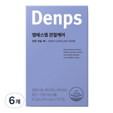 Denps MSM&綜合維他命礦物質錠 60g, 60片, 6個