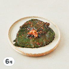 유쾌한팽락부부 깻잎 짱아찌, 100g, 6개