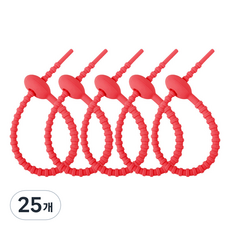 環形束線帶 150mm, 紅色, 25個