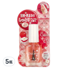 DUCATO保濕指緣油蘋果香 滋潤乾燥指緣 軟化角質 改善脫皮, 7ml, 5瓶
