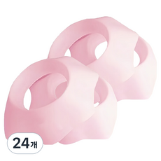 MF商店 防濕矽膠防水防潑濺洗臉護腕 M, 24個, 粉紅色