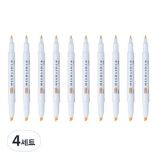 ZEBRA 斑馬牌 MILDLINER 柔色螢光筆, 橘色(MOR), 40個