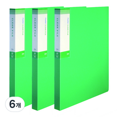 마이다스 프론티어 화일 인덱스 A4 40매, 녹색, 6개