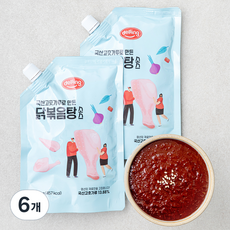 델링 국산고춧가루로 만든 닭볶음탕소스, 250g, 6개