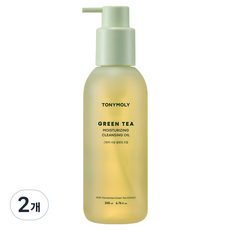 토니모리 그린티 수분 클렌징 오일, 2개, 200ml