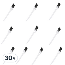 다해유 刮鬍刀清潔刷 白色 + 黑色, 1入, 30個