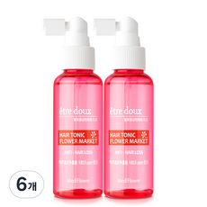 메디플라워 에트투스 플라워 마켓 헤어토닉, 6개, 100ml