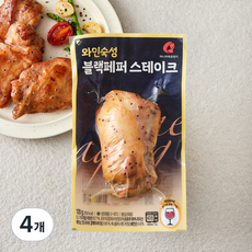 마니커에프앤지 와인숙성 블랙페퍼 스테이크, 120g, 4개