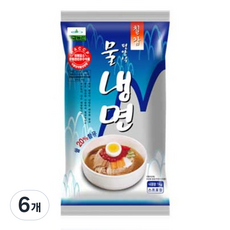 칠갑농산 평양식 물냉면 1호, 750g, 6개