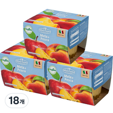 네츄럴누바 유기농 생과일 퓨레, 복숭아, 18개, 100g