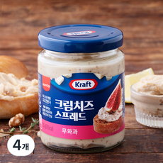 크래프트 크림치즈 스프레드 무화과, 200g, 1개입, 4개