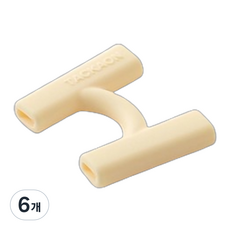 탁가온 어린이젓가락 전용 교정기, 옐로우, 6개