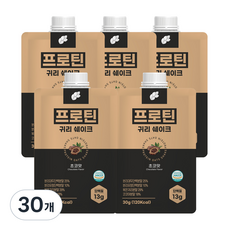 논앤밭위드 프로틴 귀리쉐이크 초코맛, 30g, 30개