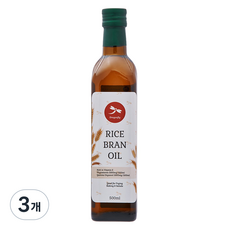 Dragonfly糙米油, 3個, 500ml
