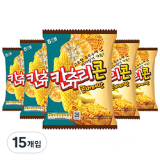 해태제과 칸츄리콘 콘버터맛, 90g, 15개