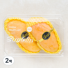 수플린 태국산 마하차녹 망고 2개입, 800g, 2팩