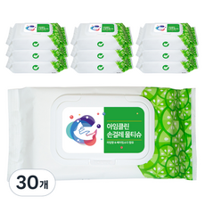 I'm Clean 抹布壓花濕紙巾 蓋型 80張, 30個