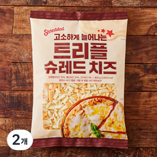 고소하게 늘어나는 트리플 슈레드 치즈, 800g, 1개입, 2개