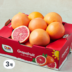 돌 스타루비자몽 8~9입, 2.7kg, 3개