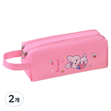 ARTJOY 雙層大容量鉛筆盒, 草莓兔子, 2個