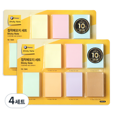 Printec 自黏便條紙 7種套組 5176-7M, 混合色, 4套