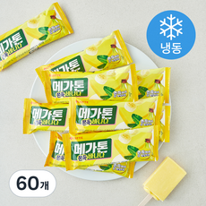 롯데웰푸드 메가톤 쫀득바나나 (냉동), 60개, 1개입, 70ml