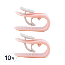 엘케이에이치 밀림방지 이불 고정 집게, 핑크, 10개