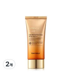 TONYMOLY 24K金蝸牛防曬乳 SPF50+ PA++++, 50ml, 2條