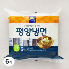 면사랑 냉장 평양냉면 사리 5입, 1kg, 6개