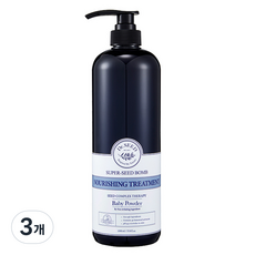 닥터시드 슈퍼시드밤 너리싱 트리트먼트 베이비파우더, 1L, 3개