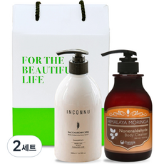 Pogonia 啤酒酵母洗髮精 500ml+Nonenaldehyde沐浴露 500ml禮盒, 2組