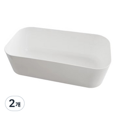 B2WIN 便利其他收納整理用品 無把手, 白色9, 2個