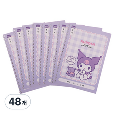 三麗鷗角色 小學線圈英文筆記本 窄行, 48個, 酷洛米