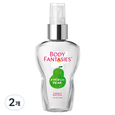 BODY FANTASIES 身體幻想 法式西洋梨香氛身體噴霧 水果, 50ml, 2個
