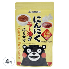 우라시마 쿠마몬 마늘 라유 후리가케, 4개, 45g