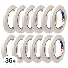 BUKWANG KOREA CHEMICALS 文具用雙面膠帶 10mm x 30m, 36個, 透明