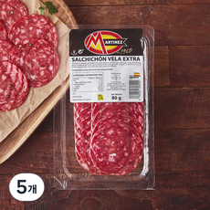 마르티네즈 세라노 살지촌 벨라 슬라이스 햄, 80g, 5개