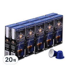 트레베네치아 네스프레소 호환 캡슐커피 디카페나토, 5.5g, 20개, 10개입