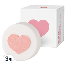 아기대장 보들보들 하트 거품 입욕제, 130g, 3개