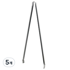 크린메이트 프리미엄 스테인레스 집게 60cm, 5개