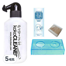 코코크리너 코세척기 + 거치대 + 코코크린 분말 20p + 면봉100p, 5세트